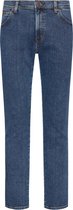 Wrangler  Jeans - Texas Slim Stonewash Blauw (Maat: 38/36)