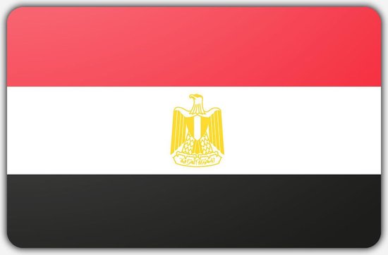 Vlag Egypte - 150x225cm - Polyester | bol.com