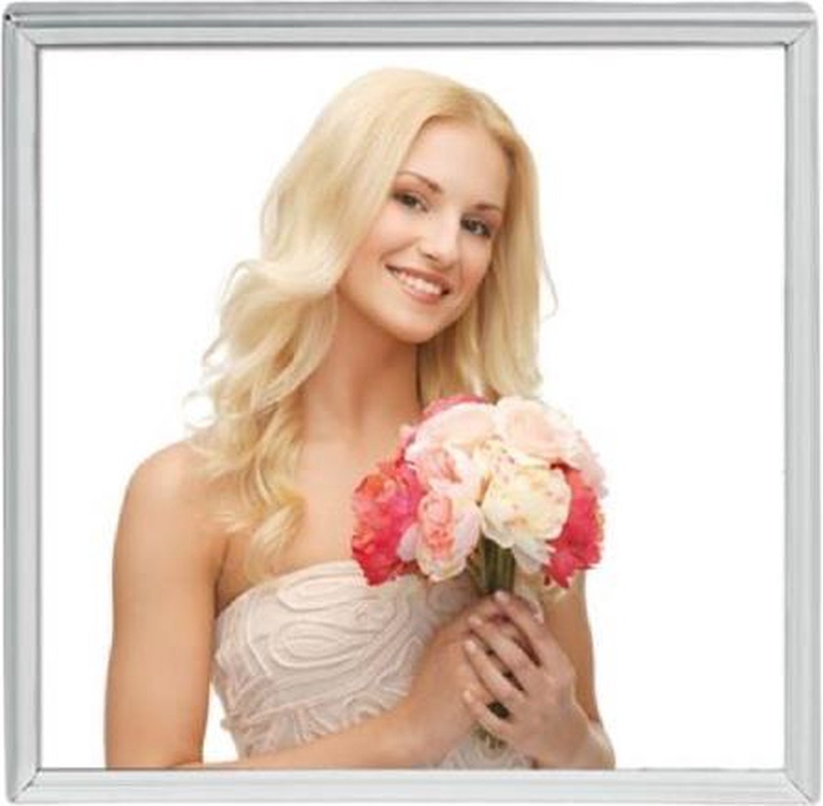 ZEP - Verzilverde Fotolijst Nicole voor foto formaat 20x20 - 120S01-88