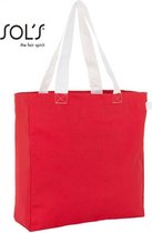 Lenox Shopping Bag(Rood/Wit)