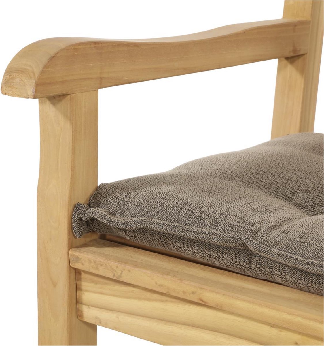Lesli Living Outdoor Living tuinbankkussen - 120 x 47 x 6 cm - Taupe