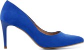 Giulia Pumps / Stiletto Dames / Damesschoenen - Imitatiesuède    - Naaldhak hoogte 9 cm - Giulia 8 sue - Kobalt - Maat 41