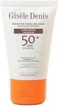 Gisele Denis Protector Facial Con Color Spf 50+ #claro-medio