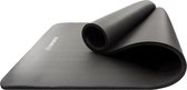 ScSPORTS® Fitnessmat - Sportmat - 190 x 80 x 1,5 cm - Zwart – Yogamat – Inclusief draagriem