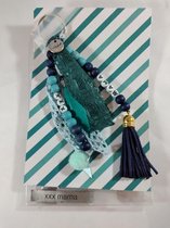 Sleutelhanger xxx Mama, handgemaakt Kindercrea