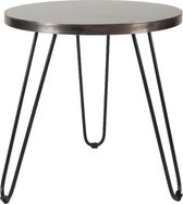 Salontafel Palma - 49 x 49 cm - Nickel