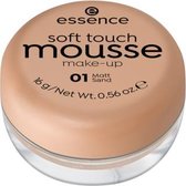 Essence - Soft Touche Mousse Makeup Mattifying Primer In Musie 01 Matt Sand 16G