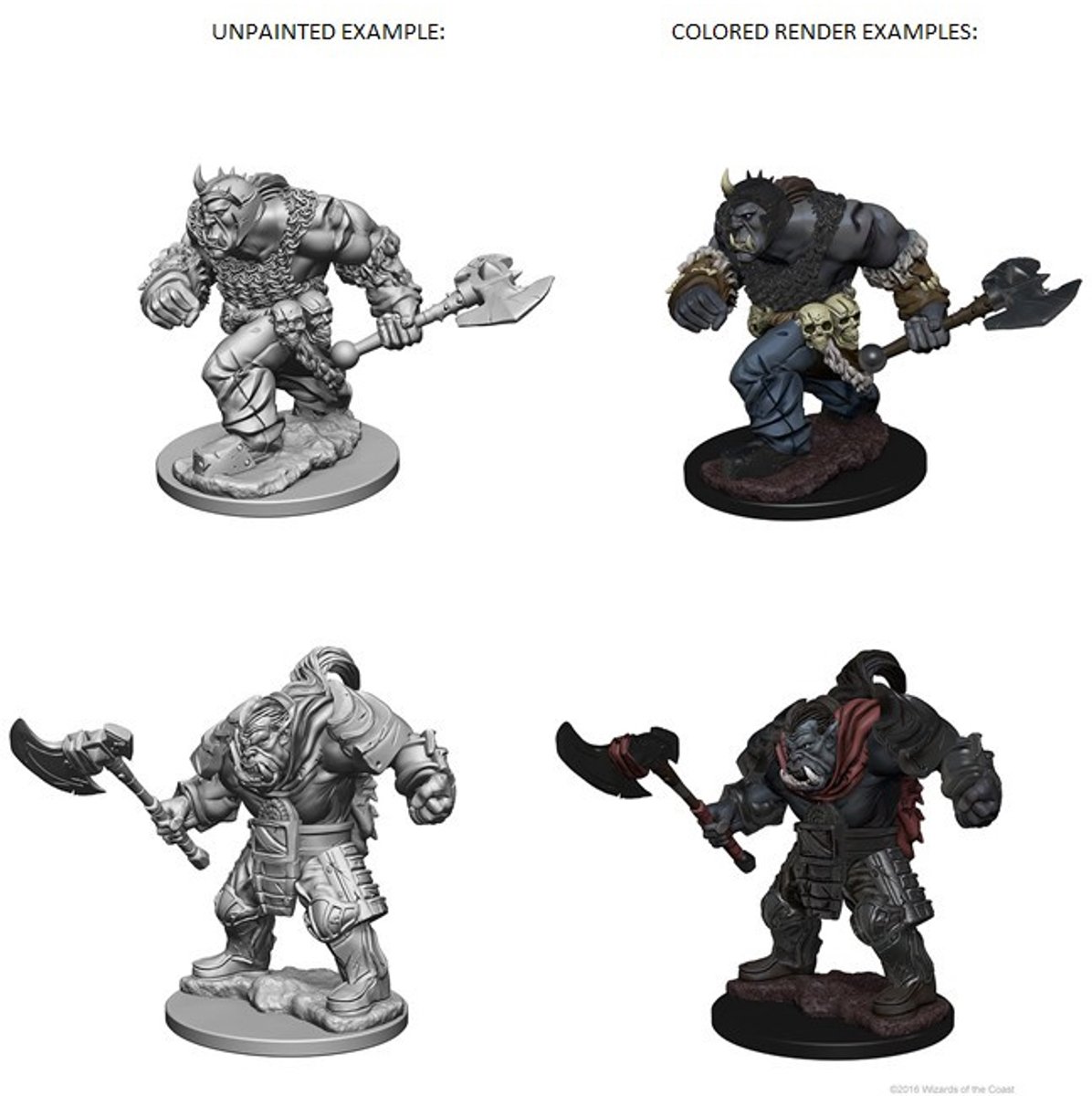 Dungeons and Dragons Nolzur's Marvelous Miniatures: Orcs