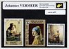 Afbeelding van het spelletje Johannes Vermeer – Luxe postzegel pakket (A6 formaat) : collectie van verschillende postzegels van 3 bekende schilderijen van Johannes Vermeer – kan als ansichtkaart in een A6 envelop - authentiek cadeau - melk - geschenk - kaart - parel - meisje
