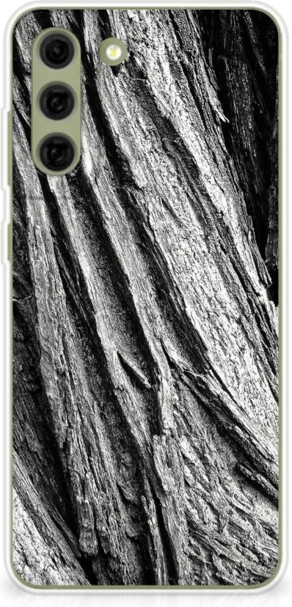 Bumper Hoesje Samsung Galaxy S21FE Boomschors Grijs