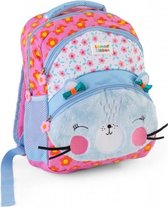 rugzak junior 9 liter 28 x 34 cm polyester roze/blauw