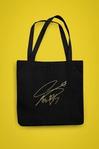 Totebag BTS Suga Handtekening - Zwart