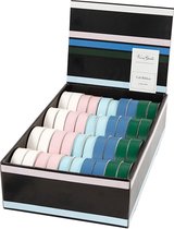 Cadeaulint, diverse kleuren, B: 18 mm, 40x25 m/ 1 doos