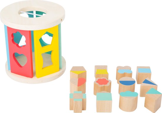 small foot - Wooden Rolling Shape-sorting Cube van Small Foot — afbeelding 3