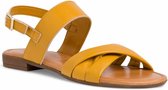 Marco Tozzi Dames Sandaal 2-2-28156-36 627 geel F-breedte Maat: 41 EU