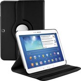 kwmobile hoes voor Samsung Galaxy Tab 3 10.1 P5200/P5210 - 360 graden beschermhoes - zwart