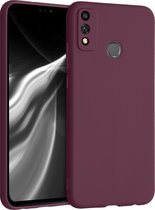 kwmobile telefoonhoesje voor Honor 9X Lite - Hoesje voor smartphone - Back cover in bordeaux-violet