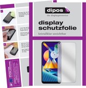 dipos I 6x Beschermfolie helder compatibel met Samsung Galaxy M11 Folie screen-protector (expres kleiner dan het glas omdat het gebogen is)