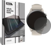 dipos I Privacy-Beschermfolie mat compatibel met Xiaomi Mi Watch Privacy-Folie screen-protector Privacy-Filter (expres kleiner dan het glas omdat het gebogen is)