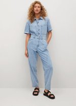 Mango Broek Katoenen Denim Jumpsuit 17051508 Tm Dames Maat - 46