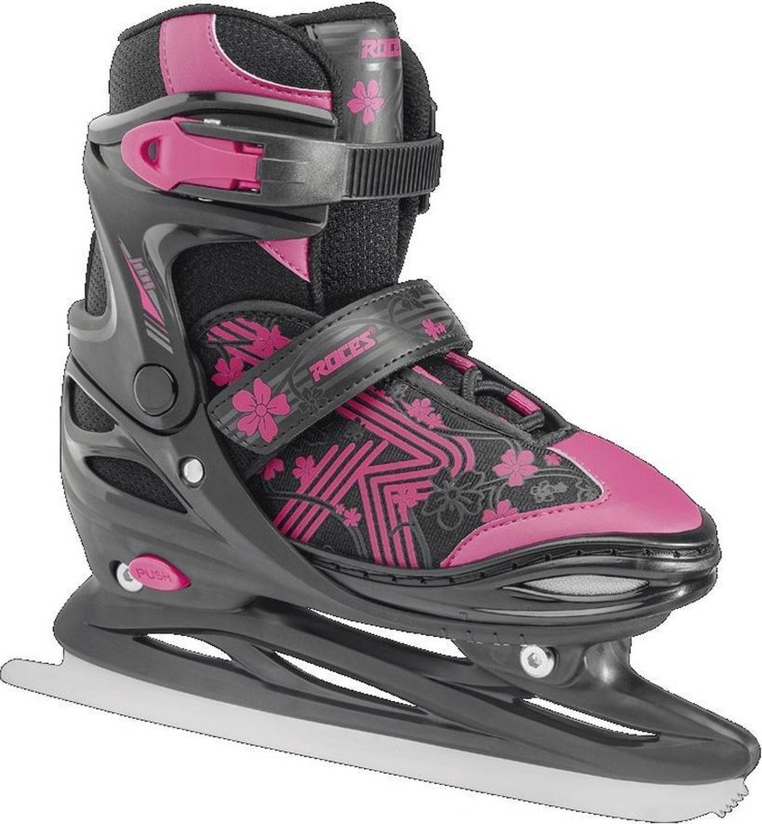 Roces – Jokey Ice 3.0 IJshockeyschaatsen – Kinderen – Zwart – Roze – 26-29 Roces – Jokey Ice 3.0 IJshockeyschaatsen – Kinderen – Zwart – Roze – 26-29