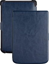 Pocketbook Touch HD 3 Housse de protection de Sleep couverture de Luxe de cas - Dark Blauw