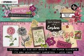 Stansblok A6 20 vel Just Lou botanical collection nr.02