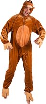 Onesie Volwassenenkostuum Aap Pluche - Maat M/L - Carnavalskleding