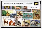 Dieren van de Veluwe – Luxe postzegel pakket (A6 formaat) : collectie van 25 verschillende postzegels van dieren v/d Veluwe – kan als ansichtkaart in een A6 envelop - authentiek ca