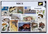 Muizen – Luxe postzegel pakket (A6 formaat) : collectie van verschillende postzegels van muizen – kan als ansichtkaart in een A6 envelop - authentiek cadeau - kado - geschenk - kaa