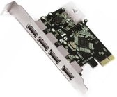 PCI-kaart approx! APPPCIE4P USB 3.0 4 Poorten
