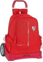 Schoolrugzak met Wielen Evolution Sevilla Fútbol Club Rood