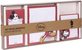 Set plakbriefjes Mickey Mouse (3 pcs) Rood