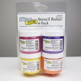 The Crafter's Workshop Stencil butter set - Mardi gras - 4 stuks