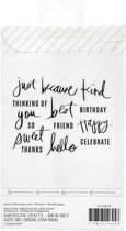 Heidi Swapp - Minc clear stamp Sentiments