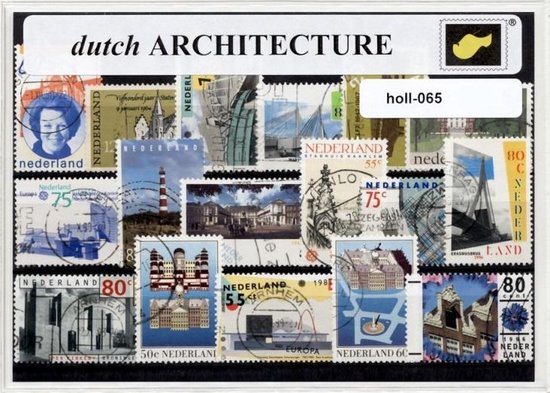 Afbeelding van het spel Nederlandse architectuur - Typisch Nederlands postzegel pakket & souvenir. Collectie van verschillende postzegels van het Nederlandse architectuur – kan als ansichtkaart in een A6 envelop - authentiek cadeau - kado - kaart - architecture - dutch