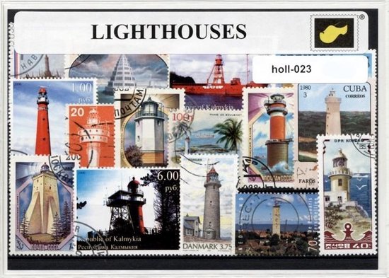 Afbeelding van het spel Vuutorens - Typisch Nederlands postzegel pakket & souvenir. Collectie van verschillende postzegels van vuurtorens – kan als ansichtkaart in een A6 envelop - authentiek cadeau - kado - kaart - zeevaart - holland - vuurtoren - kust - zee