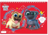 tekenboek Puppy Dog Pals 33 cm papier rood