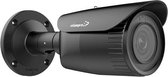 EtiamPro Cilindrische IP-netwerkcamera, bewakingscamera, 2 MP, IR-leds, nachtzicht 30 m, gemotoriseerde varifocale lens, WDR-technologie, PoE-functie, app Guarding Vision, voor binnen en buiten, zwart