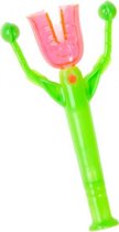 stick Shake Man junior 9 cm roze/groen/geel/oranje