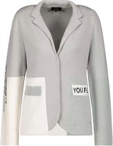 Monari Katoenen gebreide blazer - Dames - Maat: 40