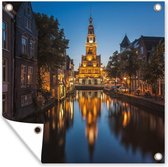 Nappe de jardin Alkmaar - Canal - Nuit - 100x100 cm