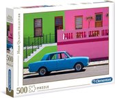legpuzzel HQ - de blauwe auto 500 stukjes