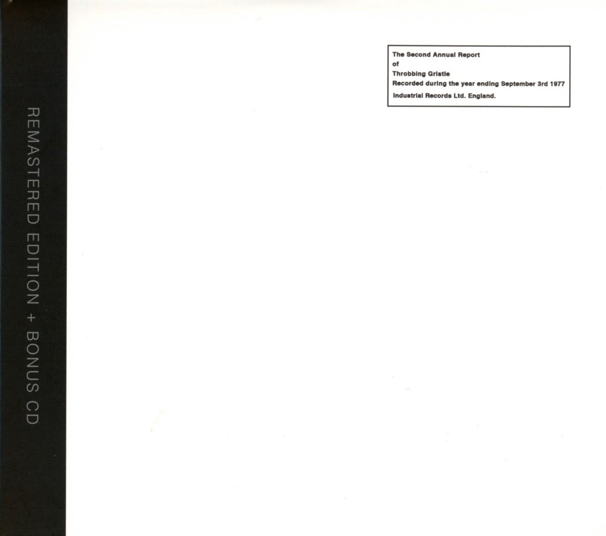 Throbbing Gristle - The Second Annual Report Of Throbbing Gristle (2 CD) (Remastered)