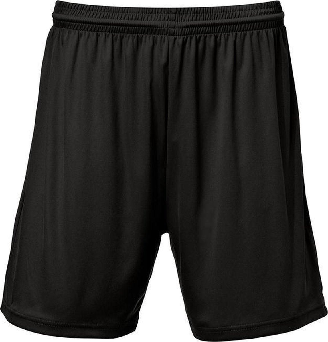 Masita | Sportbroek Heren & Dames - Short Bogota - Sportbroek met binnenbroek - Voetbalbroek 100% polyester Duurzaam - Vochtregulerend - BLACK - 140