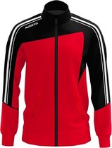 Masita | Trainingsjack Heren - Forza trainingsvest - Ademend en Licht Sportvest - RED/BLACK - XXL