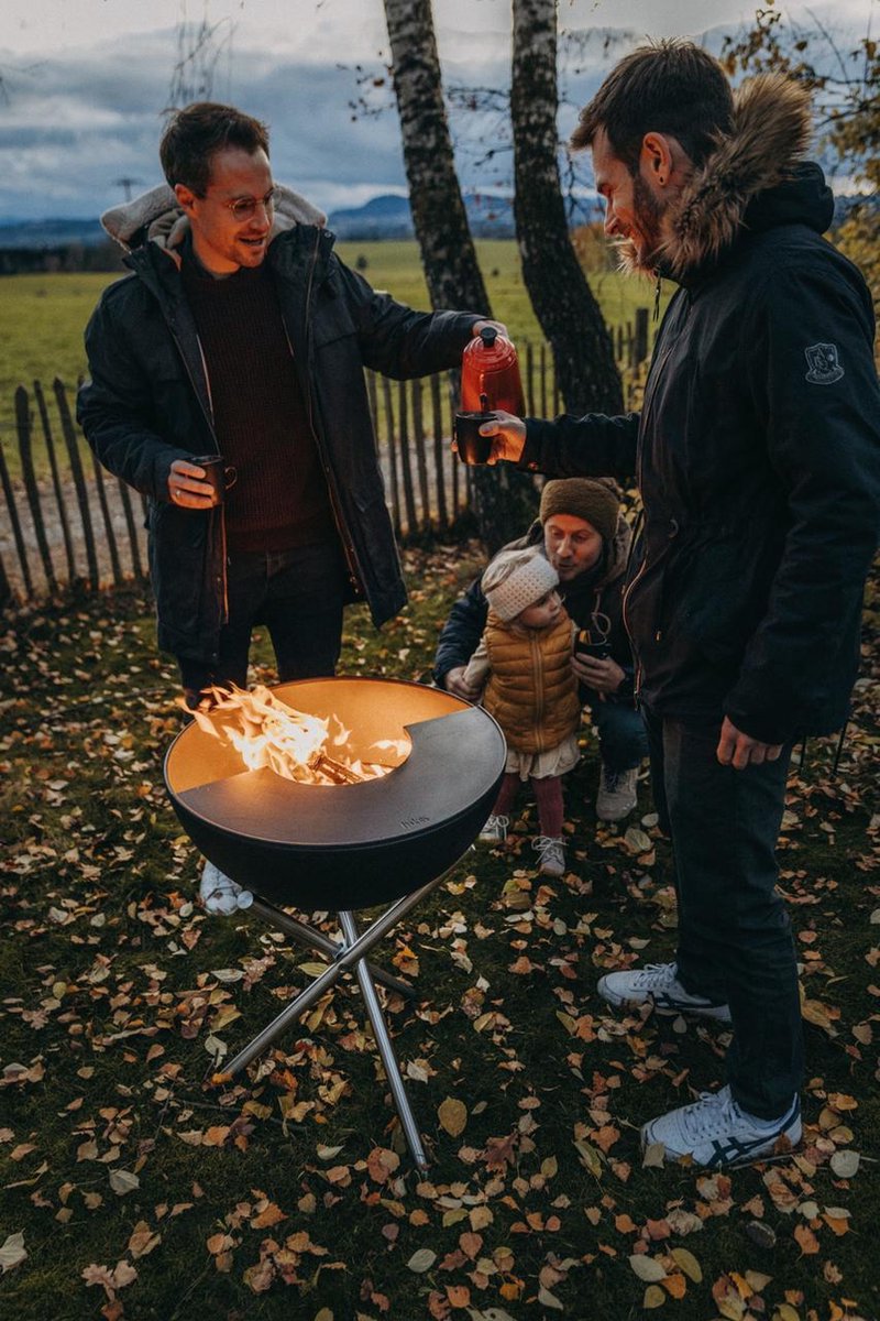 Höfats Bowl Vasque à feu avec support haut