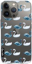 Casetastic Apple iPhone 13 Pro Hoesje - Softcover Hoesje met Design - Swan Party Print