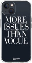 Casetastic Apple iPhone 13 Hoesje - Softcover Hoesje met Design - More issues than Vogue Print