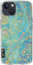 Casetastic Apple iPhone 13 Hoesje - Softcover Hoesje met Design - Sapphire Mandala Print